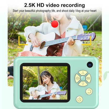 H4 Mini Pocket Camera 1080P Ultra HD 8K Student Digital Camera 2.4-inch LCD Camera with Flash