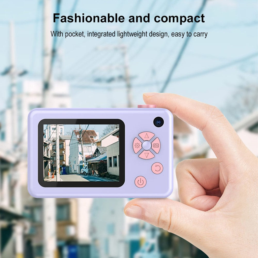 H4 Mini Pocket Camera 1080P Ultra HD 8K Student Digital Camera 2.4-inch LCD Camera with Flash