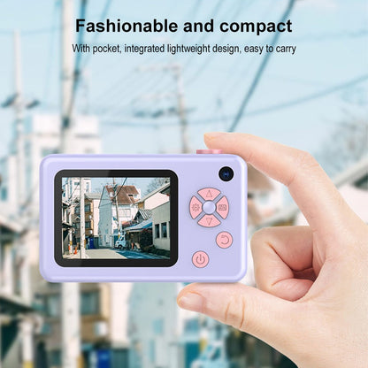H4 Mini Pocket Camera 1080P Ultra HD 8K Student Digital Camera 2.4-inch LCD Camera with Flash