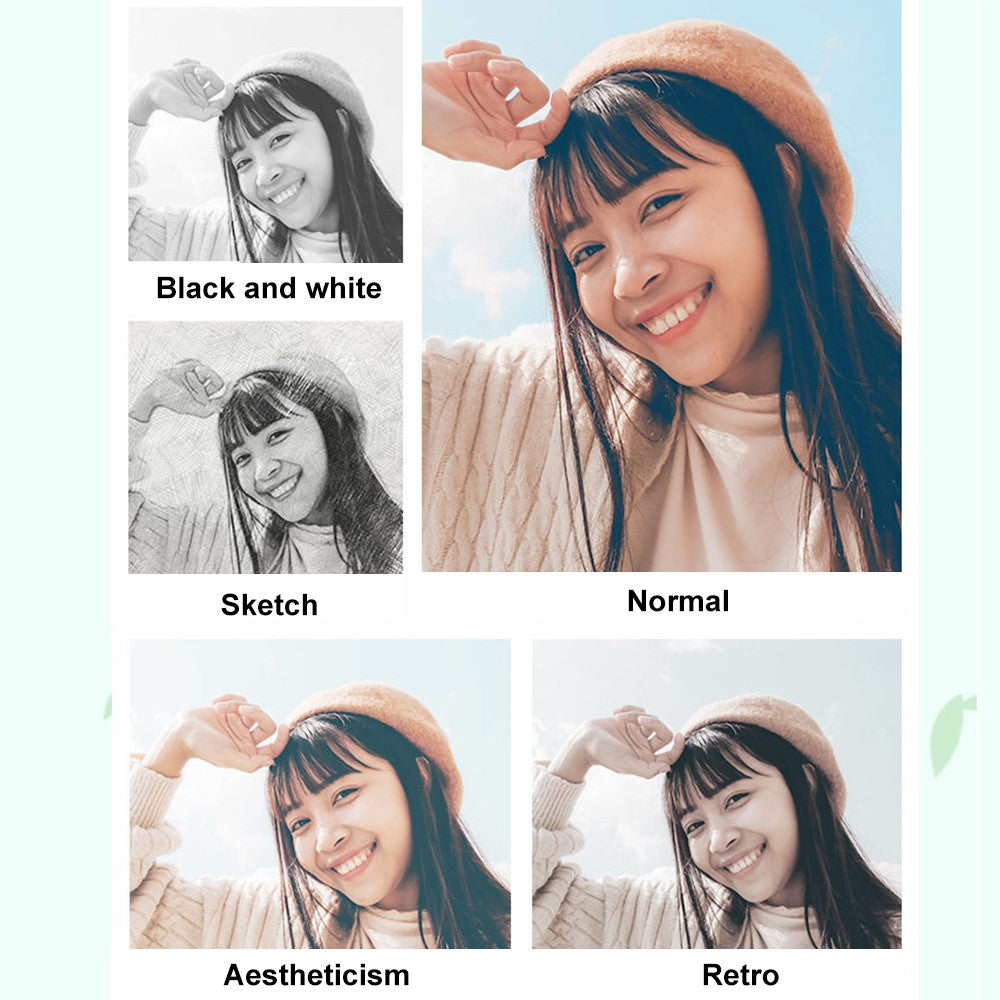 H4 Mini Pocket Camera 1080P Ultra HD 8K Student Digital Camera 2.4-inch LCD Camera with Flash