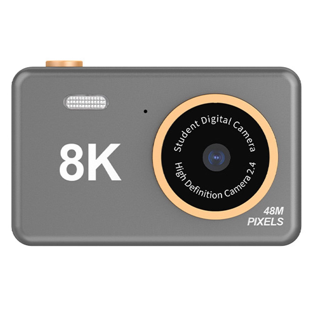 H4 Mini Pocket Camera 1080P Ultra HD 8K Student Digital Camera 2.4-inch LCD Camera with Flash