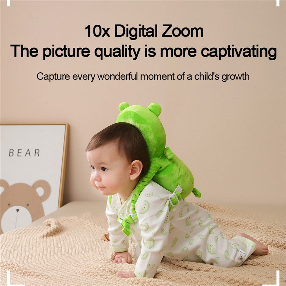 D16 2.8 Inch HD Screen Dual Lens Kids Camera Toddler Learning Phone Toy with 32GB Memory Card