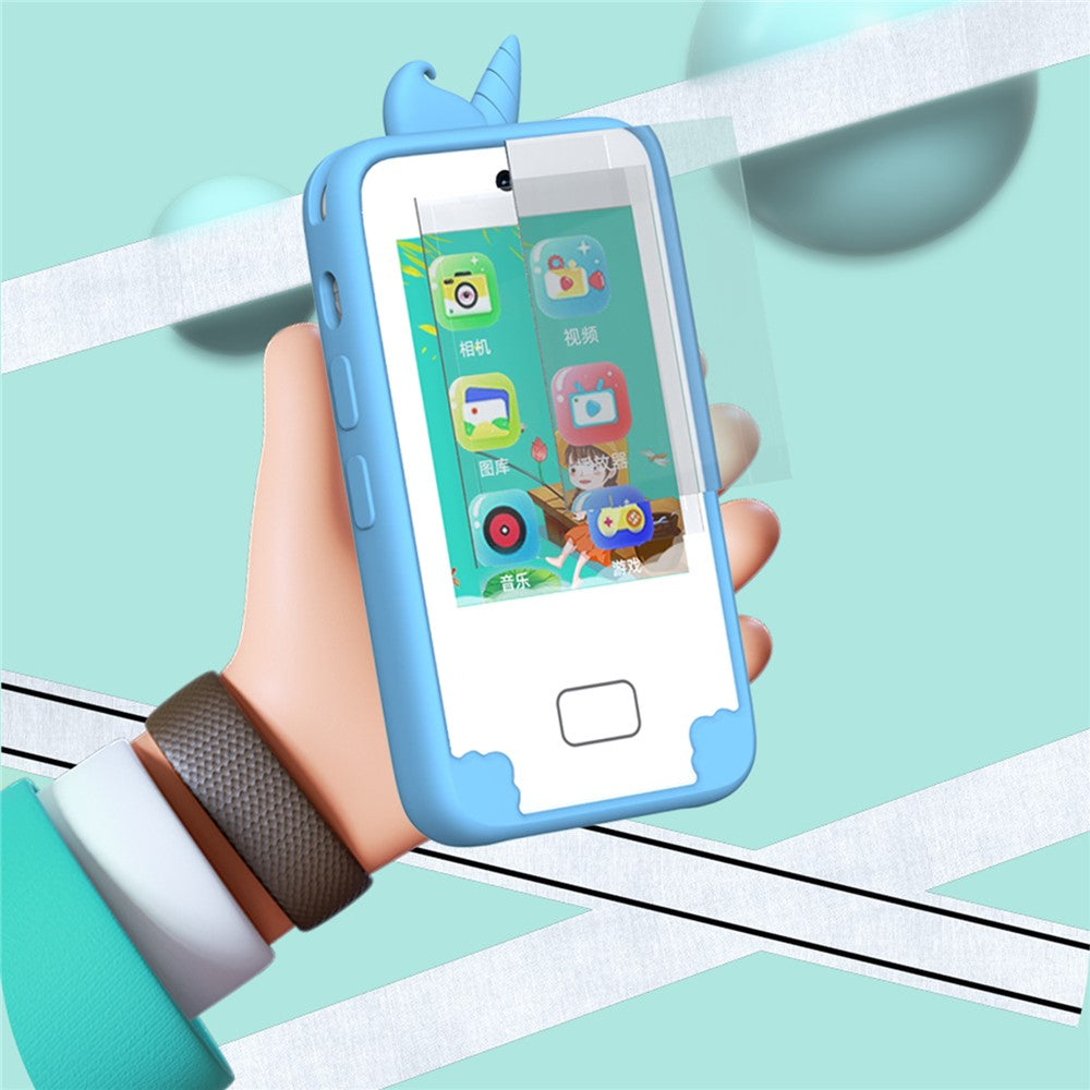 D16 2.8 Inch HD Screen Dual Lens Kids Camera Toddler Learning Phone Toy with 32GB Memory Card