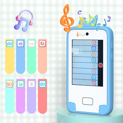 D16 2.8 Inch HD Screen Dual Lens Kids Camera Toddler Learning Phone Toy with 32GB Memory Card