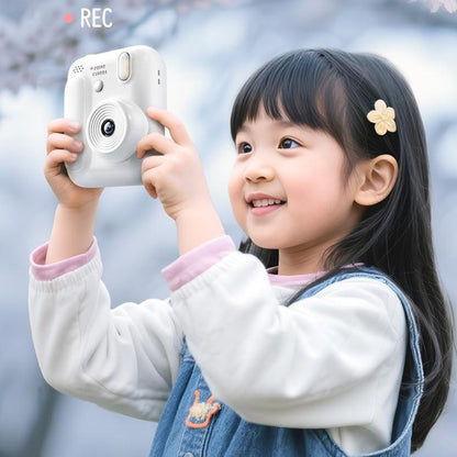 Z700 2.4 Inch IPS Screen Instant Print Camera for Kids Support Single Color Print, with 32G Memory Card and Card Reader