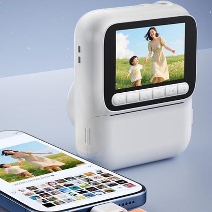 Z700 2.4 Inch IPS Screen Instant Print Camera for Kids Support Single Color Print, with 32G Memory Card and Card Reader