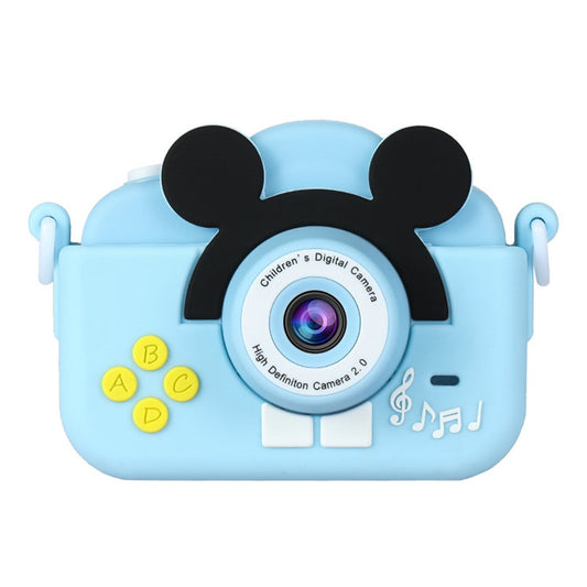 A5 2.0-inch IPS Screen Mouse Shape Kids Camera Cute Cartoon Digital HD Dual Lens Camera