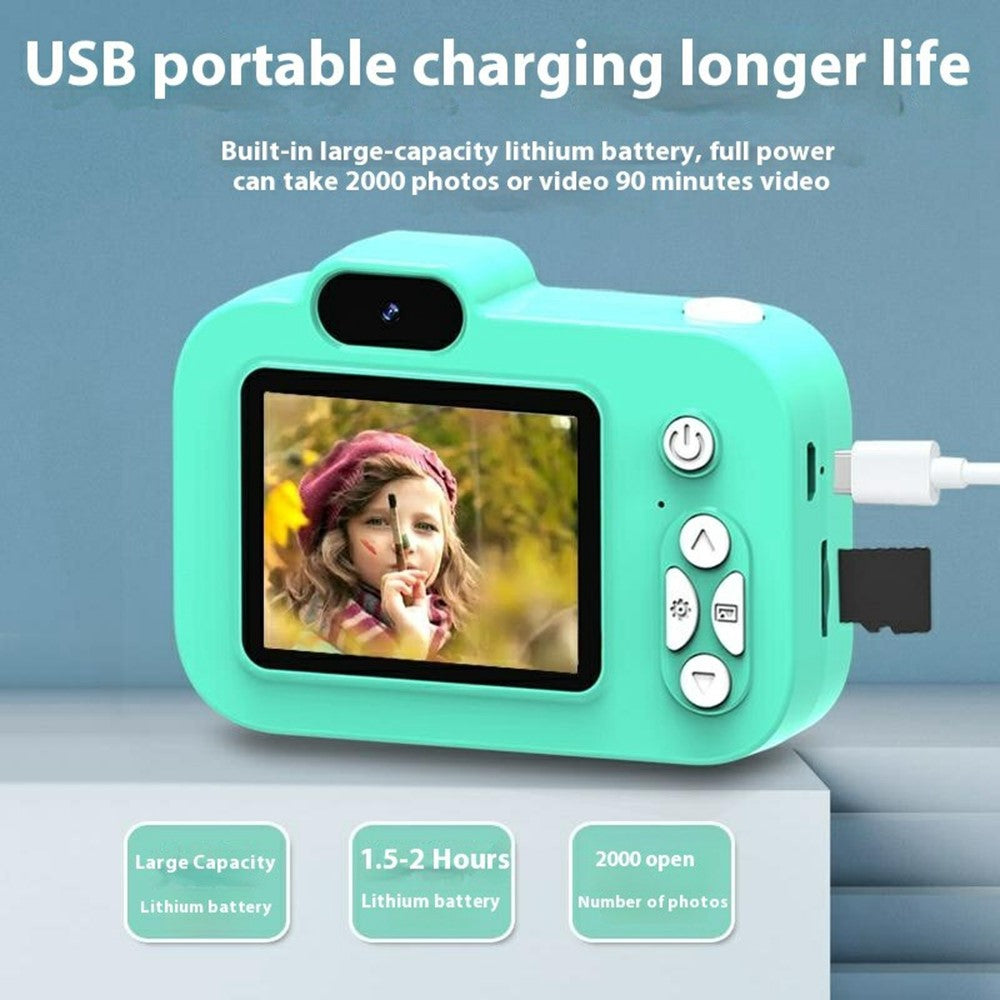 Y8 2.0 Inch Screen Kids Digital Camera Auto Focus Single Lens HD Video Recorder for Children