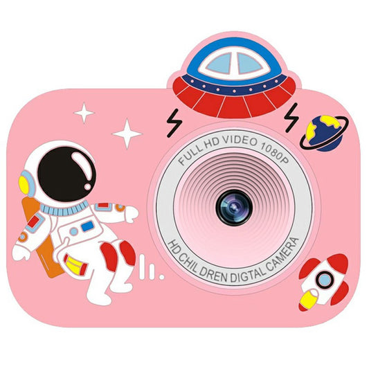 Y8S Cute Cartoon Design Kids Digital Camera HD Dual Lens Video Recorder for Children (No Memory Card)