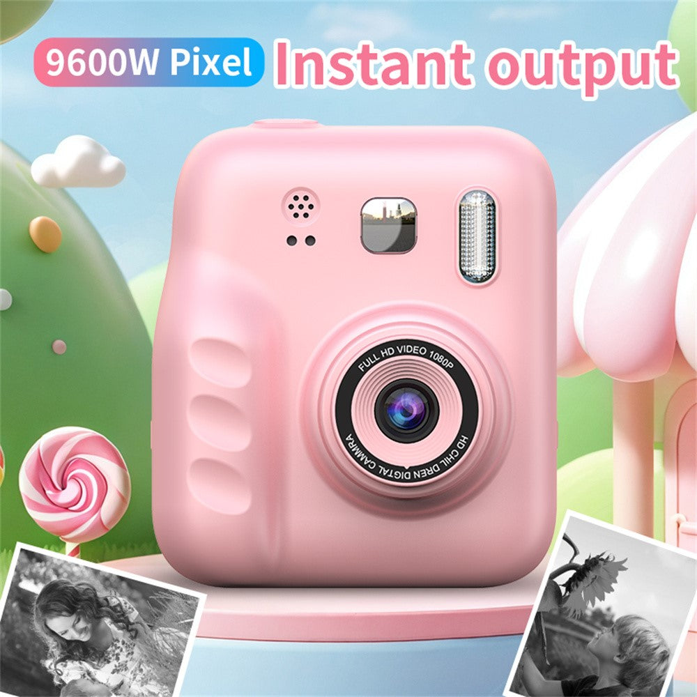 Y300H 2.0 Inch IPS Screen Portable Instant Print Digital Camera HD Video Recorder for Children