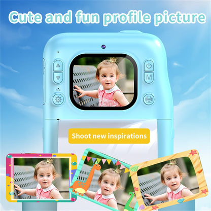 Y300H 2.0 Inch IPS Screen Portable Instant Print Digital Camera HD Video Recorder for Children