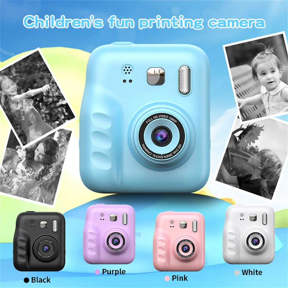 Y300H 2.0 Inch IPS Screen Portable Instant Print Digital Camera HD Video Recorder for Children