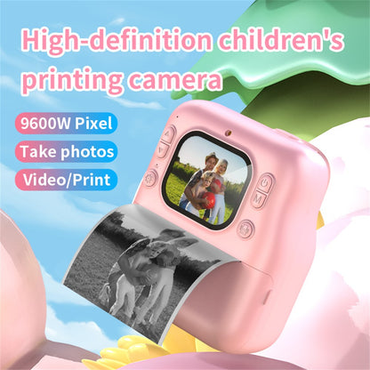 Y300H 2.0 Inch IPS Screen Instant Print Digital Camera HD Video Recorder for Children, with 32GB Card + Card Reader