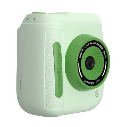 D102 2.4 Inch IPS Screen Instant Print Digital Camera for Kids 10X Zoom Dual HD Lens Video Recorder, with 32GB Card