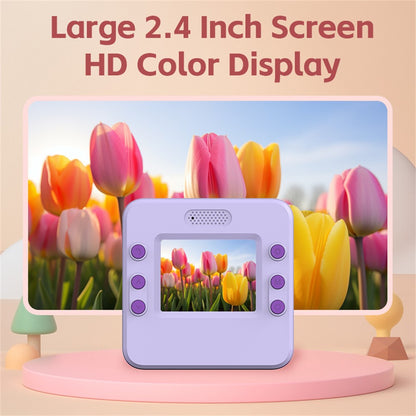 A30 2.4 Inch IPS Screen Instant Camera for Kids HD Flip Lens Video Recorder Built In Games