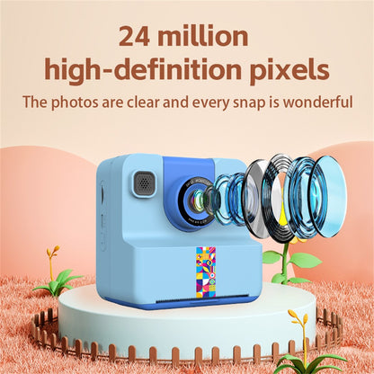 A30 2.4 Inch IPS Screen Instant Camera for Kids HD Flip Lens Video Recorder Built In Games