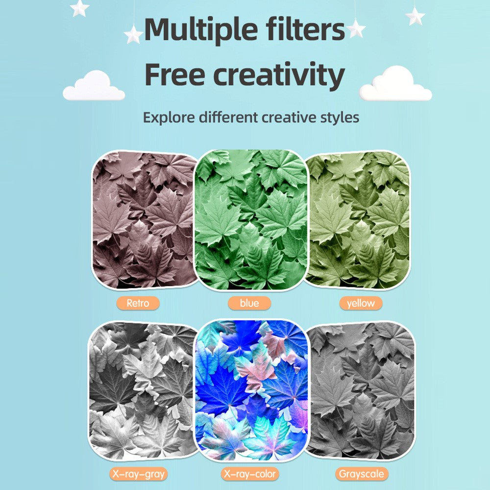 T5S Cartoon Cat Digital Camera 2.0 Inch IPS Screen HD Dual Lens Video Recorder for Kids