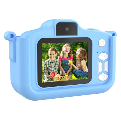 T6S Cartoon Rabbit Digital Camera for Kids 2.0 Inch IPS Screen HD Dual Lens Video Recorder
