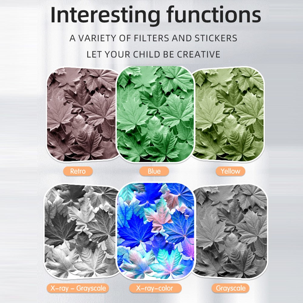 T6S Cartoon Rabbit Digital Camera for Kids 2.0 Inch IPS Screen HD Dual Lens Video Recorder