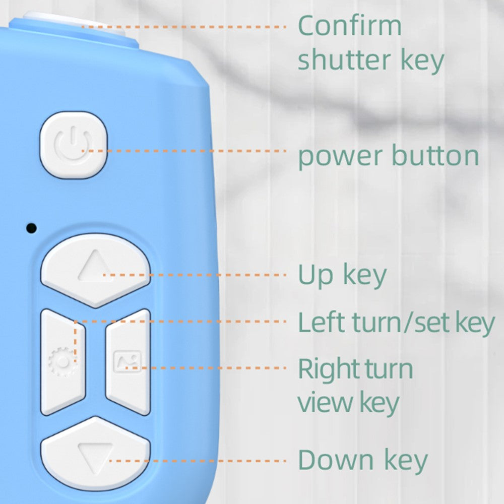 T6S Cartoon Rabbit Digital Camera for Kids 2.0 Inch IPS Screen HD Dual Lens Video Recorder, with 32GB Card + Card Reader