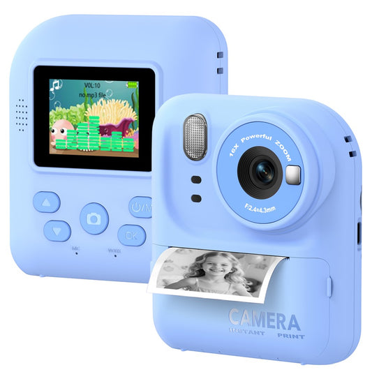 P89 HD Children Instant Print Camera Portable Kids Digital Camera Photo Printer with 32GB Memory Card