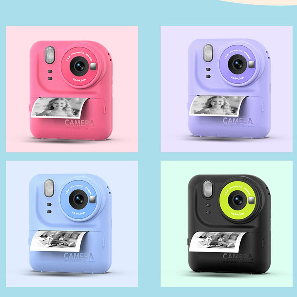 P89 HD Children Instant Print Camera Portable Kids Digital Camera Photo Printer with 32GB Memory Card