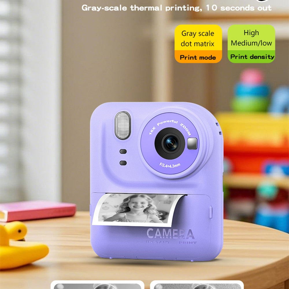 P89 HD Children Instant Print Camera Portable Kids Digital Camera Photo Printer with 32GB Memory Card