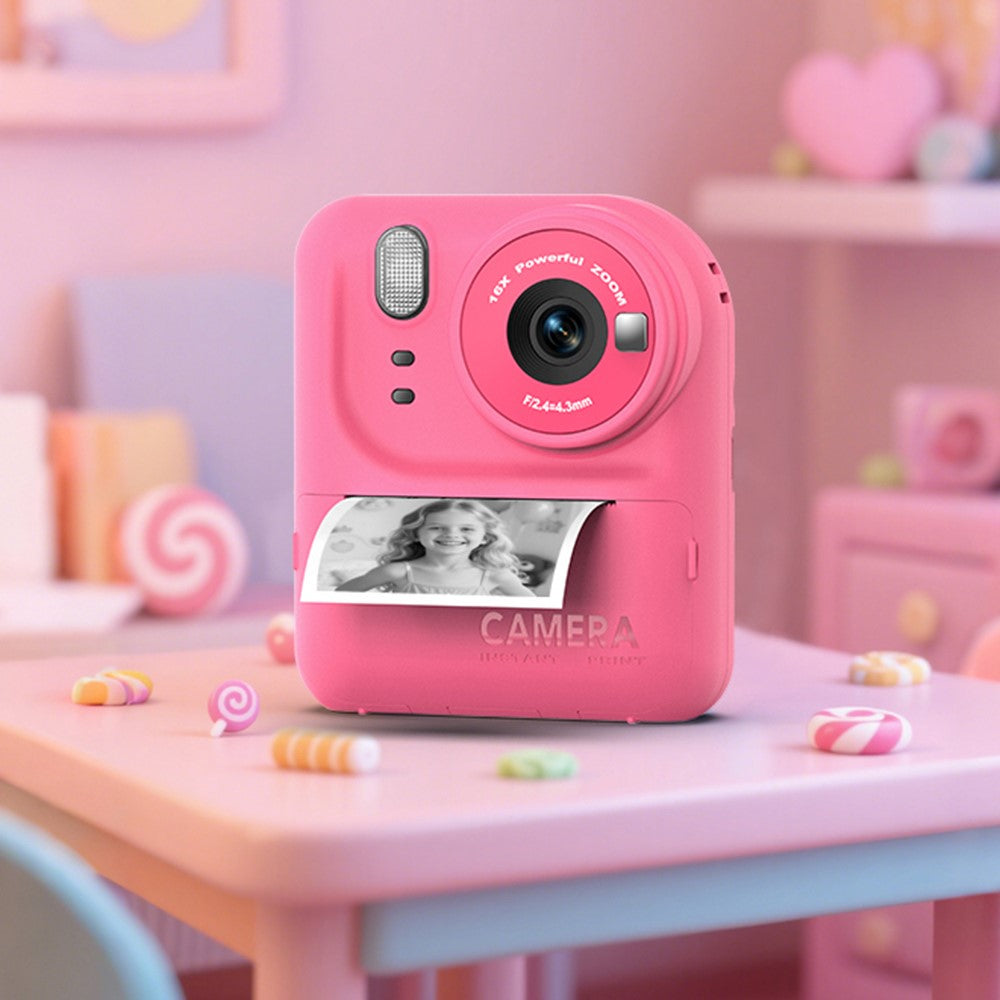 P89 HD Children Instant Print Camera Portable Kids Digital Camera Photo Printer with 32GB Memory Card