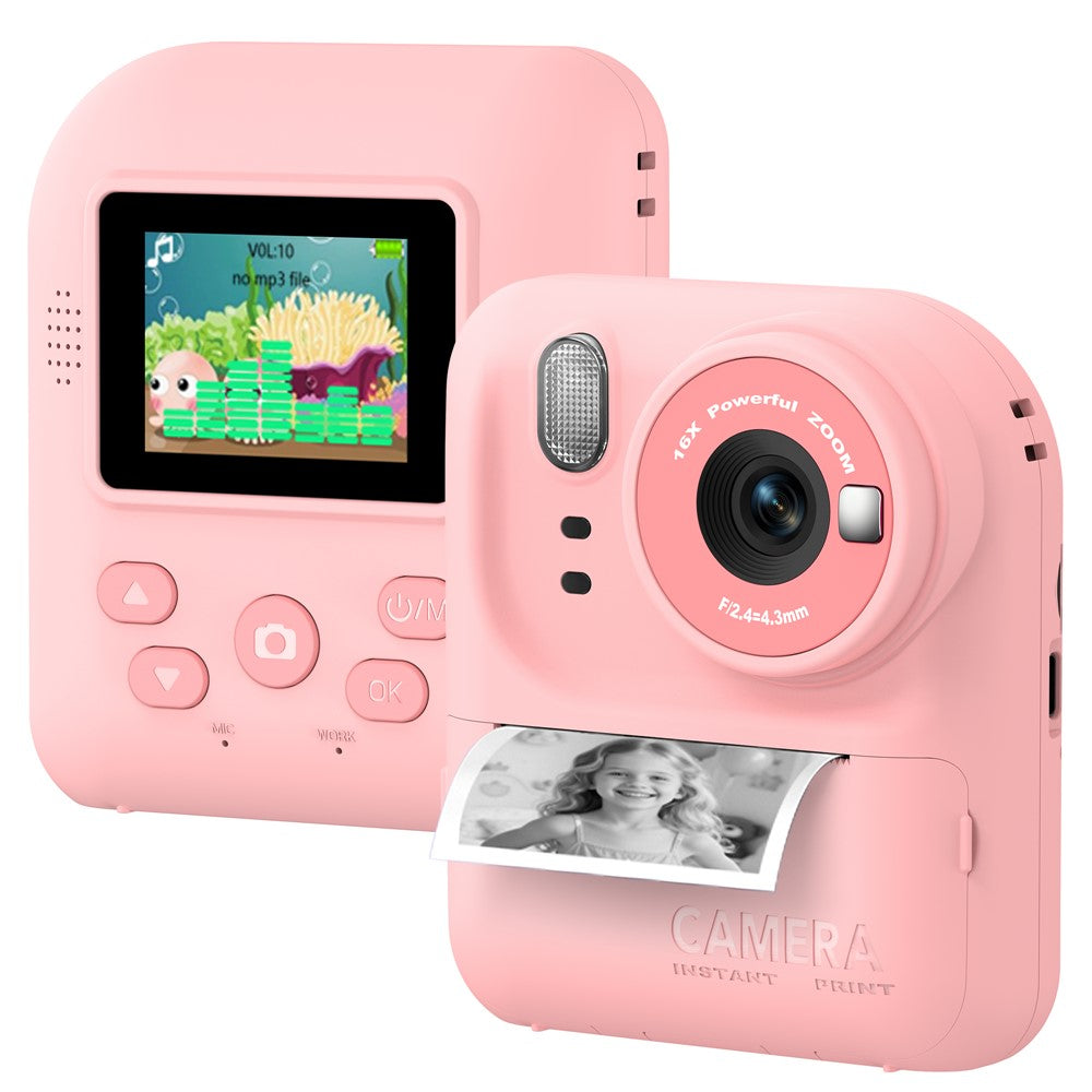 P89 HD Children Instant Print Camera Portable Kids Digital Camera Photo Printer with 32GB Memory Card