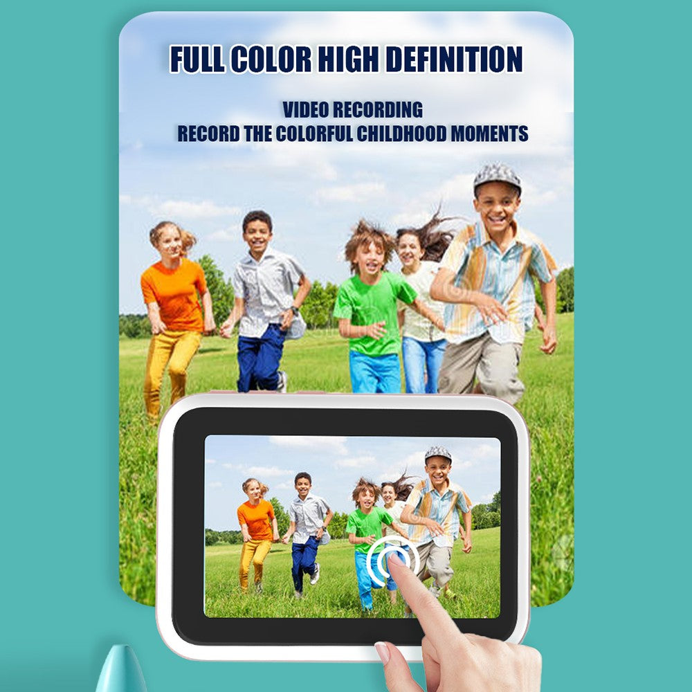 Q1 4.0 Inch IPS Screen Digital Camera Instant Print Mini Camera for Kids HD Photo Video Recorder