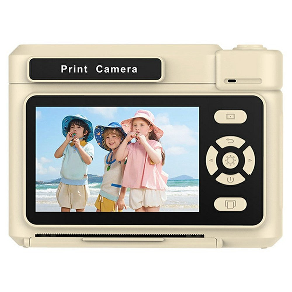 D15 For Kids Portable Video Recorder 2.4 Inch IPS Screen Instant Print Camera Built In Fill Light (Support Monochrome Printing)