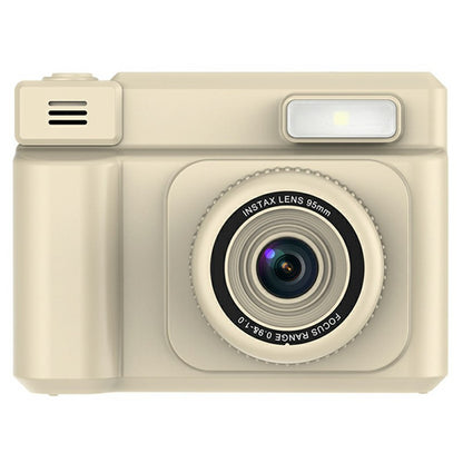 D15 For Kids Portable Video Recorder 2.4 Inch IPS Screen Instant Print Camera with 32GB Card + Card Reader (Support Monochrome Printing)