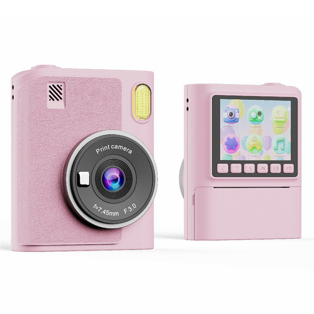 Z900 2.4 Inch Instant Print Camera Kids HD Video Recorder Support Monochrome Printing