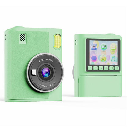 Z900 2.4 Inch Instant Print Camera for Kids HD Video Recorder with 32GB Card + Card Reader (Support Monochrome Printing)