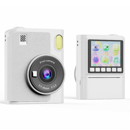 Z900 2.4 Inch Instant Print Camera for Kids HD Video Recorder with 32GB Card + Card Reader (Support Monochrome Printing)