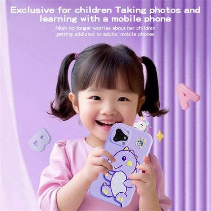 D17 2.8 Inch Touchscreen Dual Camera Multifunction Phone Toy for Children Video Recording Digital Camera, with 32GB Card