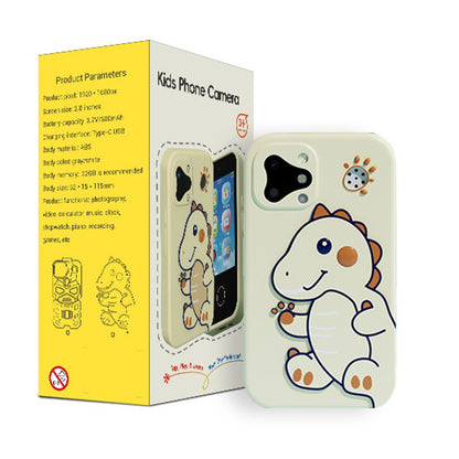 D17 2.8 Inch Touchscreen Dual Camera Multifunction Phone Toy for Children Video Recording Digital Camera, with 32GB Card