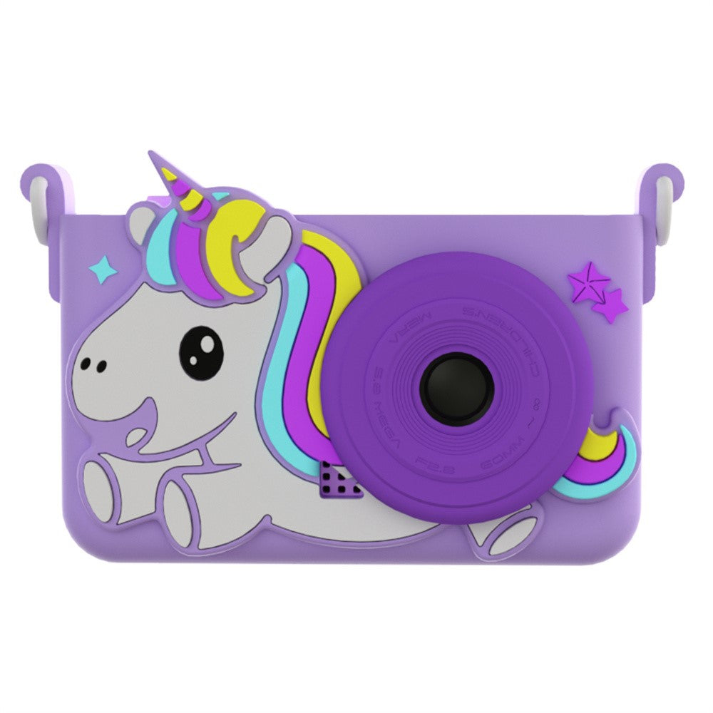 D32 2.0 Inch IPS Screen Digital Camera Dual Lens Cartoon Animal Video Recorder for Kids