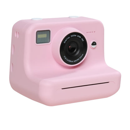 P10 Dual Lens Instant Print Camera for Kids 2.4 Inch IPS Screen Video Recorder, Support Monochrome Printing