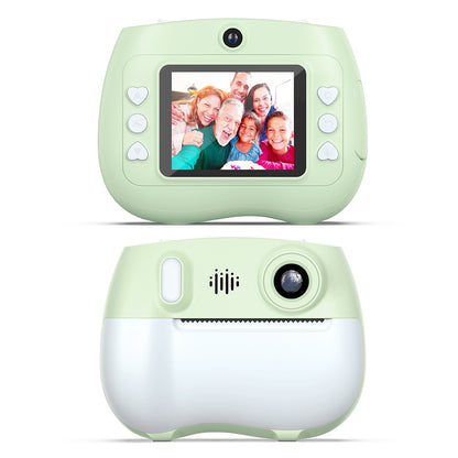 ZK18 Kids Camera Instant Print, Dual-Lens 2.4 inch 2MP 1080P Selfie Instant Cameras Support Music Play and Games