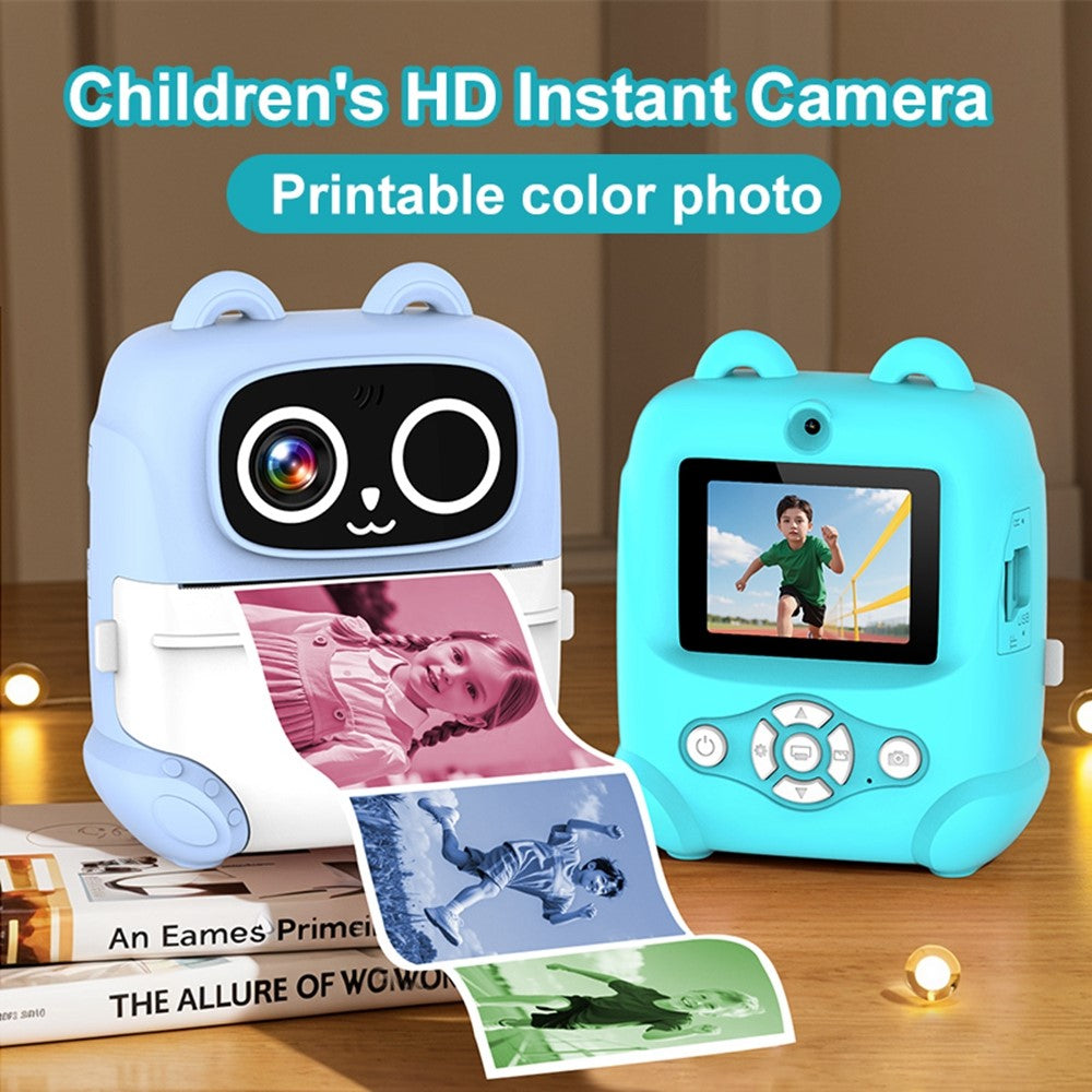 AM500 48MP 2.0 inch HD Dual Lens Kids Instant Print Camera 1080P Photo Video Built-in Games MP3 Player