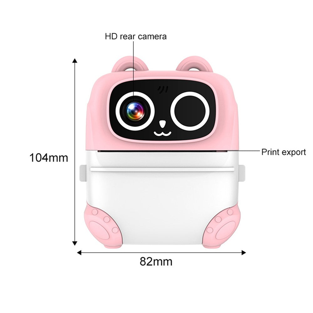 AM500 48MP 2.0 inch HD Dual Lens Kids Instant Print Camera 1080P Photo Video Built-in Games MP3 Player