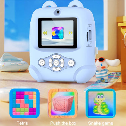 AM500 48MP 2.0 inch HD Dual Lens Kids Instant Print Camera 1080P Photo Video Built-in Games MP3 Player