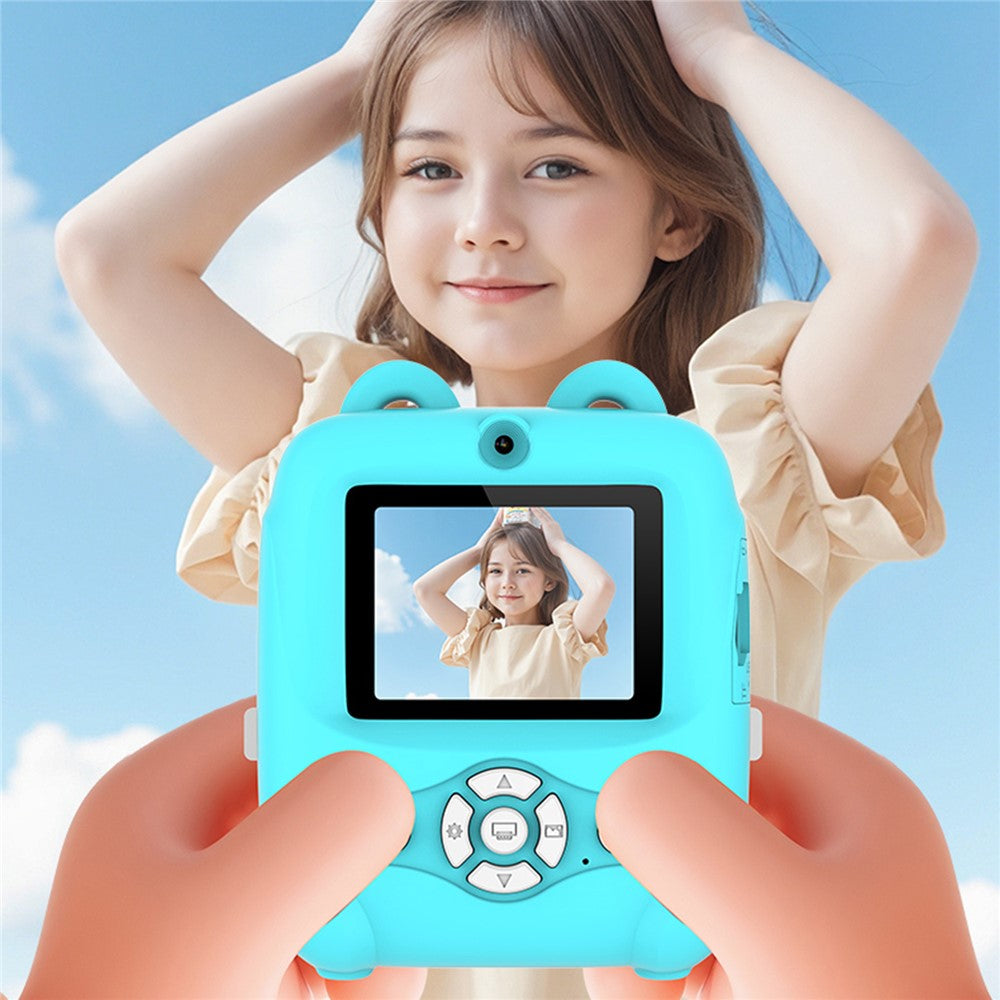 AM500 48MP 2.0 inch HD Dual Lens Kids Instant Print Camera 1080P Photo Video Built-in Games MP3 Player