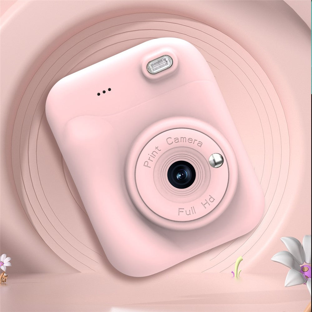 Q11 48MP 2.4 inch Kids Instant Print Camera HD Camera with Photo Video Recording TF Card Toddler Camera Gift