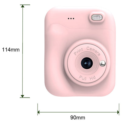 Q11 48MP 2.4 inch Kids Instant Print Camera HD Camera with Photo Video Recording TF Card Toddler Camera Gift