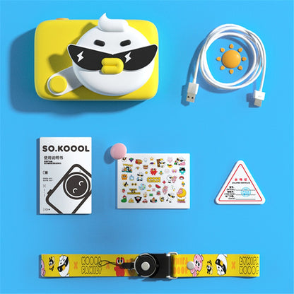 KOOOL K12 AI Object Recognition Children Camera 64MP 2.4 inch Kids Digital Camera Video Camera Birthday Gifts Toys