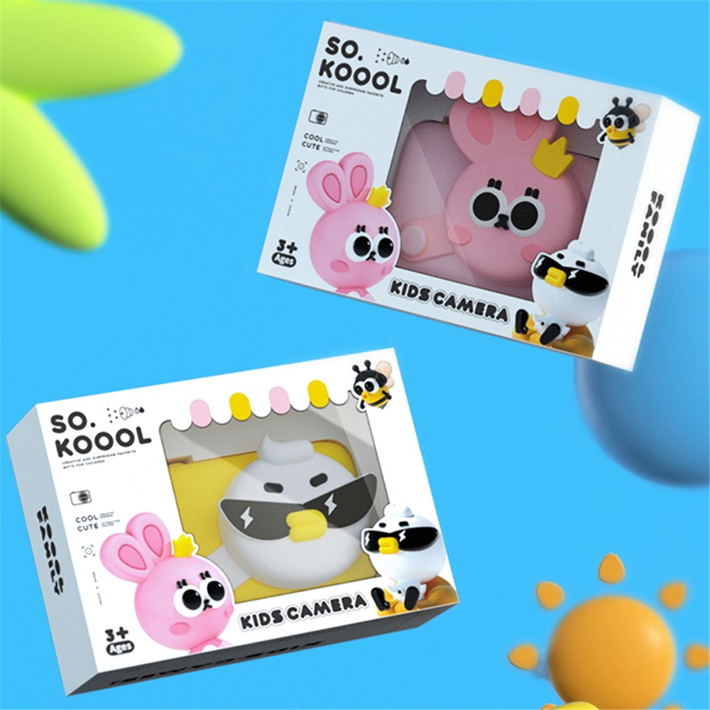KOOOL K12 AI Object Recognition Children Camera 64MP 2.4 inch Kids Digital Camera Video Camera Birthday Gifts Toys
