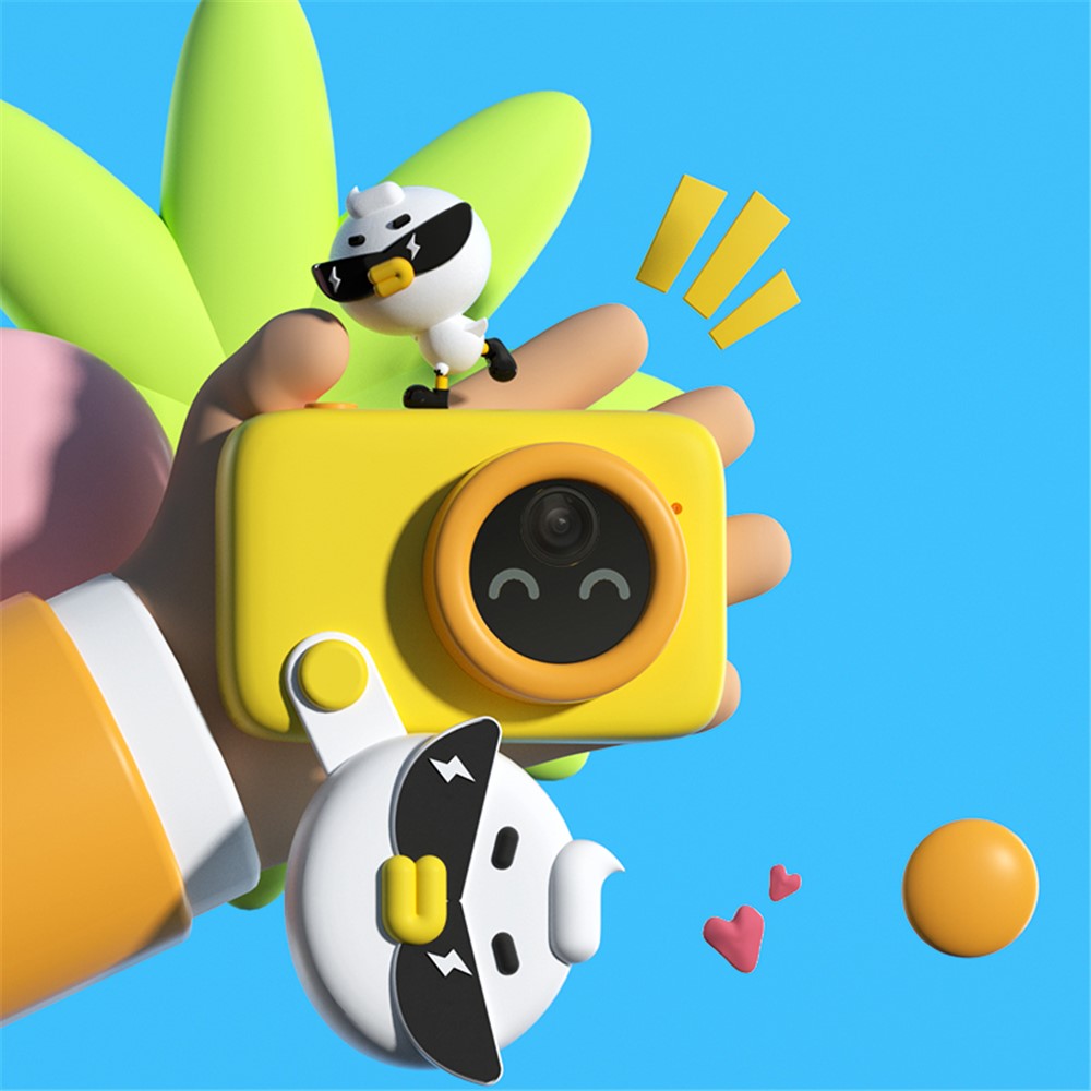 KOOOL K12 AI Object Recognition Children Camera 64MP 2.4 inch Kids Digital Camera Video Camera Birthday Gifts Toys