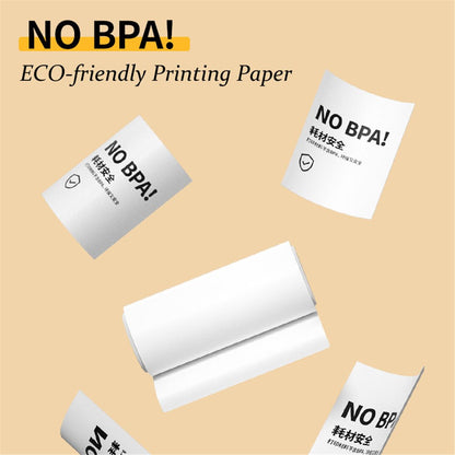 KOOOL K27 2-inch Screen ABS+PC Kids Instant Printing Camera Toy HD Dual Lens Rechargeable Camera